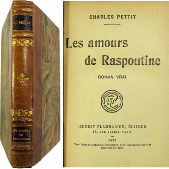 LES AMOURS DE Raspoutine roman vrai 1927 Charles Pettit Russie comédie ...