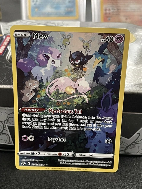 Pokémon TCG Mew Crown Zenith: Galarian Gallery GG10/GG70 Holo Holo Rare