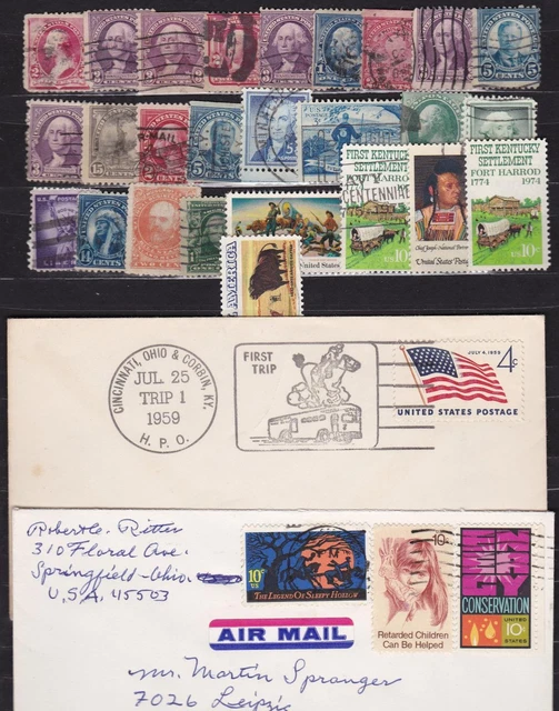 USA,Marken und Belege