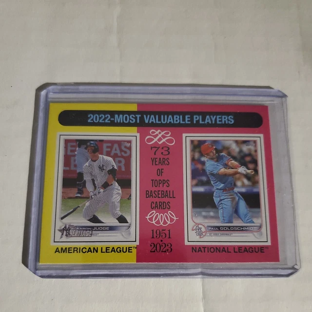 2024 TOPPS HERITAGE2022 joueurs les plus précieux 212 Judge