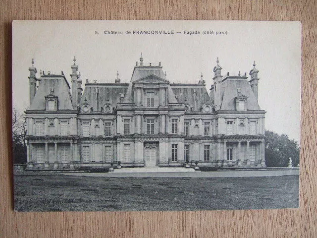 Cpa Franconville (95) Chateau De Franconville. Facade Cote Parc.