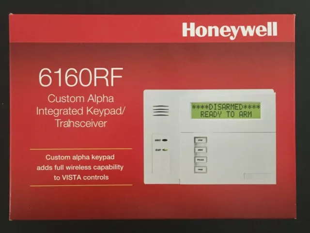 Honeywell/Ademco 6160RF Custom Alpha Integrated Keypad/Transceiver (NEW&SEALED)