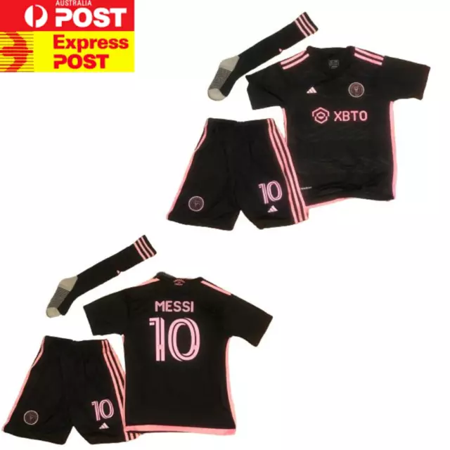 messi Kids black soccer sets kids