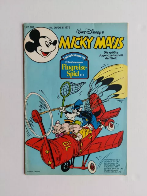 Ehapa - Micky Maus Nr. 26 / 1979 - Z2 (mit Schnipp / ohne Beilage)