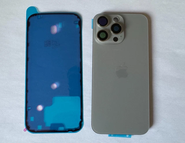 Kit De Réparation IPhone 15 : Vitre Arrière Bleue + Support + NFC - Neuf - Marque Globalstock