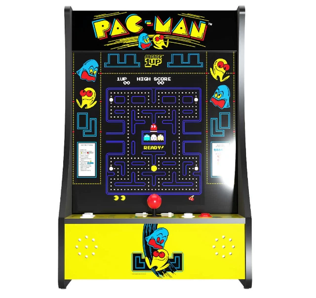 ARCADE1UP PACMAN TABLETOP Arcade Machine Partycade 12 Games in 1 Video