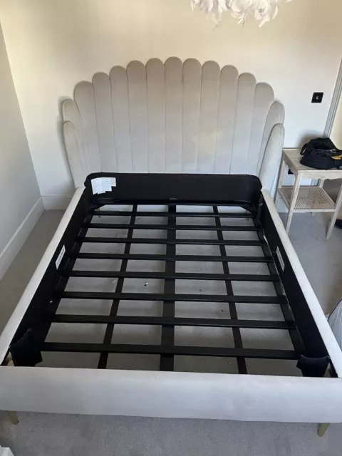 Bethan gray feather store collection bed