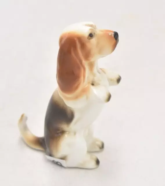 Vintage 1950's Basset Hound Dog Figurine Statue Ornament Decorative