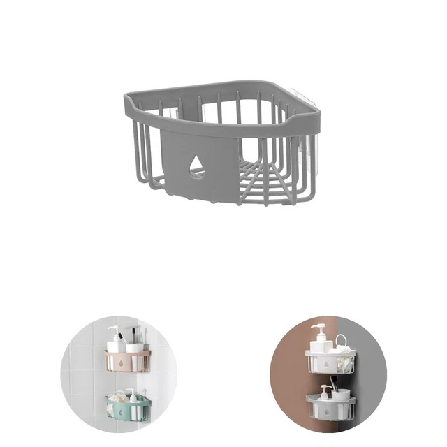 Estante de esquina con pegamento para almacenamiento compacto multipropósito resistente al té