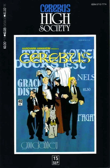 Cerebus High Society #15 FN; Aardvark-Vanaheim | 40 Dave Sim - we combine shippi