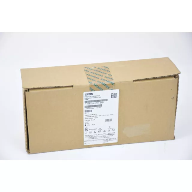 New Siemens 6SL3 210-1PE21-8AL0 SINAMICS PM240-2 with Filter 6SL3210-1PE21-8AL0