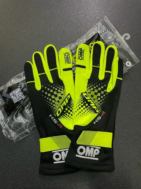 Kk02744E059M Ks-4 Gloves My2018 Giallo Fluo/Nero Tg. M