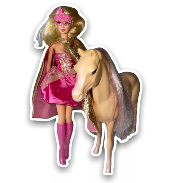 Barbie Corinne Bambola & Cavallo Tre Moschettieri 2009 Target Esclusivo Set di Gioco Raro