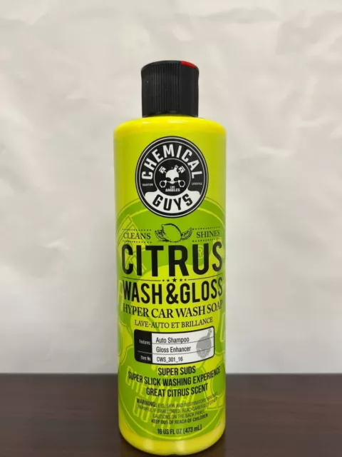 Chemical Guys Citrus Wash and Gloss Car Wash Liquid 16oz