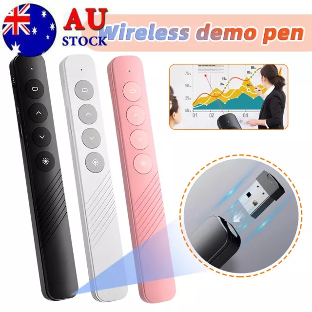 2.4G Wireless USB Powerpoint Presentation PPT Flip Pen Pointer Clicker Presenter