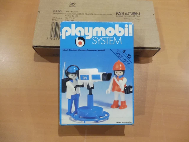 Playmobil Pompiers 3403 - Complet, Boîte Abîmée - Vintage - Promo