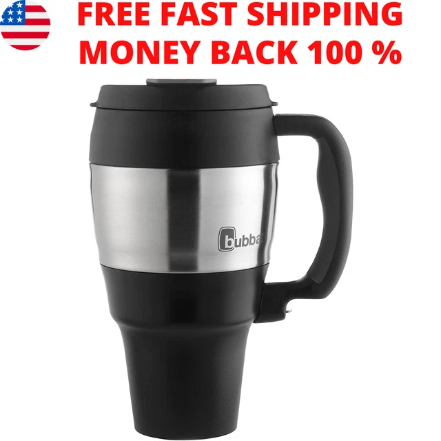 Bubba Insulated Thermos Travel Mug Hot Cold Coffee Tea 34oz Tumbler Cup Black US