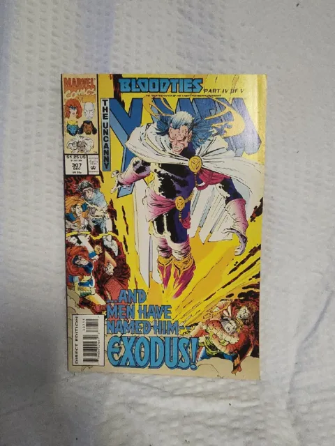 Marvel Comics The Uncanny X-Men Bloodties Part 4 of 5 Vol 1 No 307 Dec 1993