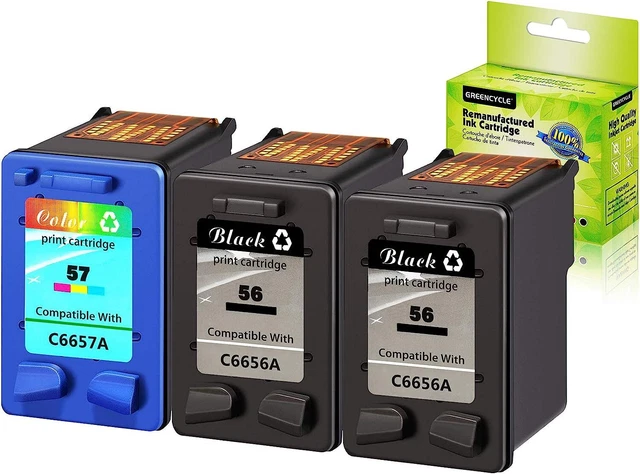 Generic 56 57 Ink Cartridge Compatible with HP Deskjet 450 5151 5652 5850 5150w