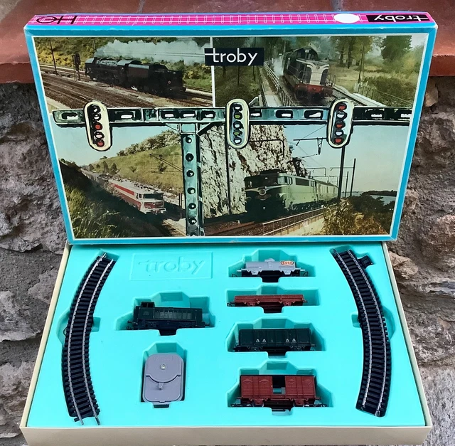 COFFRET TRAIN JEP Ho Loco Vapeur 3 Wagons Voyageurs Et Rails EUR 149,99
