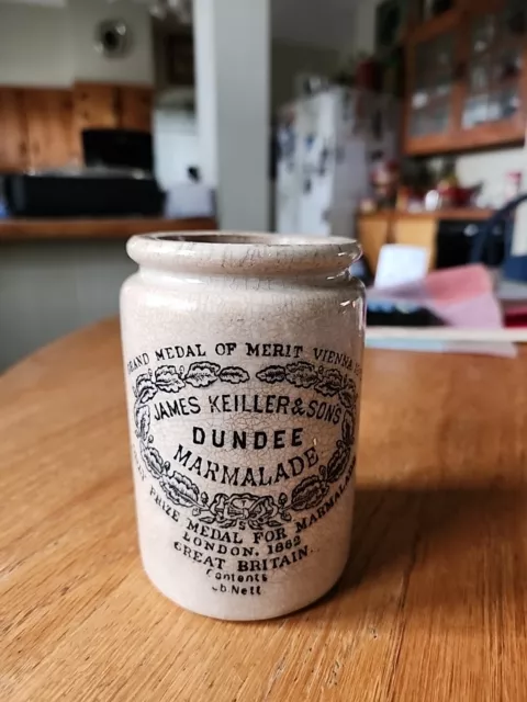 Antique James Keiller & Sons Dundee Marmalade - London - 1 Lb.