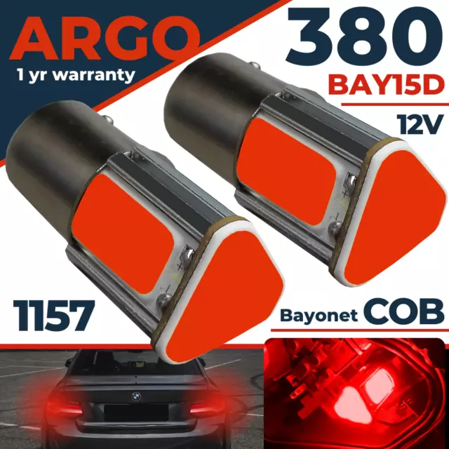 Fits Classic Mini Cob Brake light Rear Led Stop Tail Light Bright Red Bulbs 12v