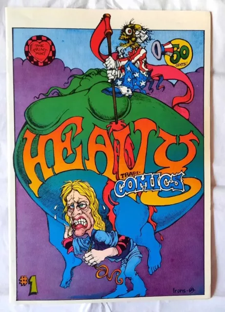 Heavy Tragi-Comics Greg Irons 1969 1st Print Underground - Graded 8.5