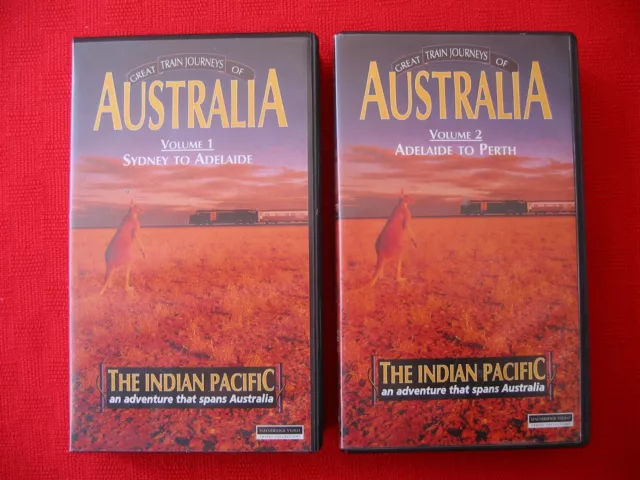 GREAT TRAIN JOURNEYS OF AUSTRALIA: THE INDIAN PACIFIC VOLUMES 1 and 2