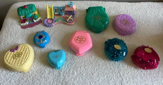 Lot Of Bluebird Vintage 90’s Polly Pocket Compacts