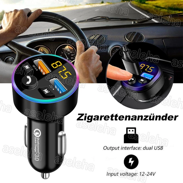 Zigarettenanzünder 2 USB Ladegerät KFZ LKW Auto Ladeadapter Handy für IPhone LG