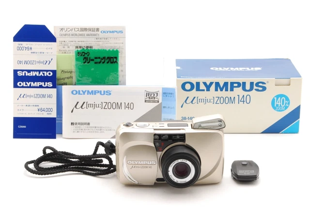 【NEAR MINT w/BOX】Olympus mju Zoom 140 Point & Shoot 35mm Film Camera From JAPAN
