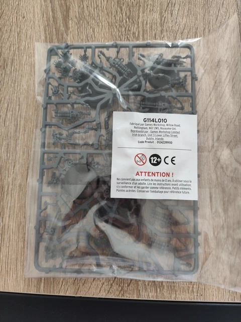 GW Warhammer 40K – 5 Necrons Immortals Avec Tiges Vertes – Metal