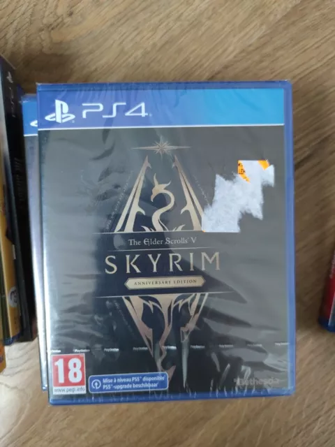 Jeu Playstation Ps4 / Skyrim The Elder Scrolls V Anniversary Edition / Neuf