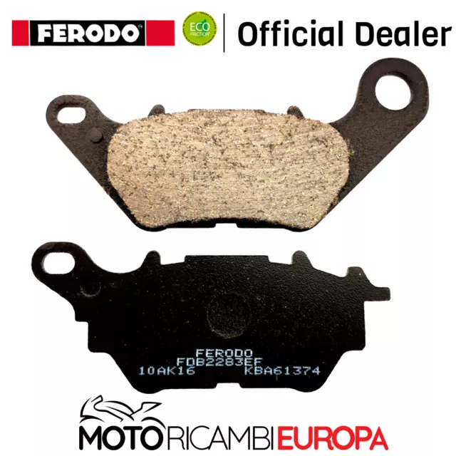 Pastiglie Freno Posteriore Yamaha Yzf-R25 (Rg10) 250 26 2015 Ferodo Eco Friction