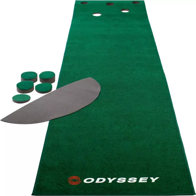 Odyssey 12 Ft. Indoor Putting Green Golf Mat Golf Putting Training Aid