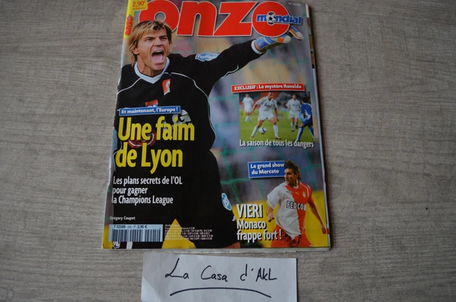 Magazine Onze Mondial N°229 – Bon état Avec Fiches Et Poster Foot