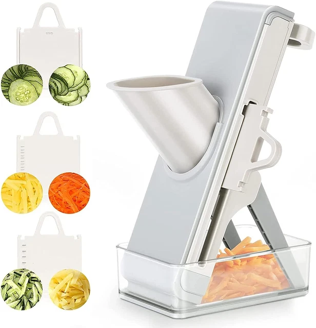 SAFE MANDOLINE SLICER for Kitchen Vegetable Chopper Food Cutter Multi