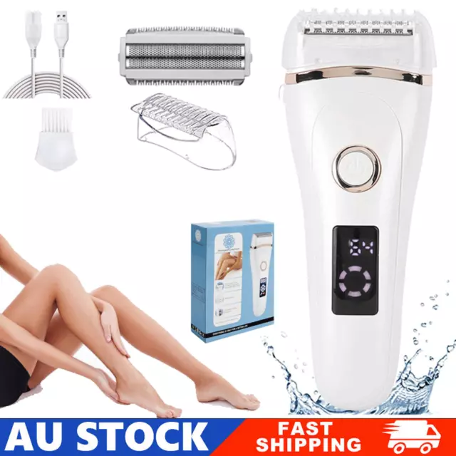 Electric Razor Shaver Women Hair Remover Wet Dry Painless Ladies Body Recharge