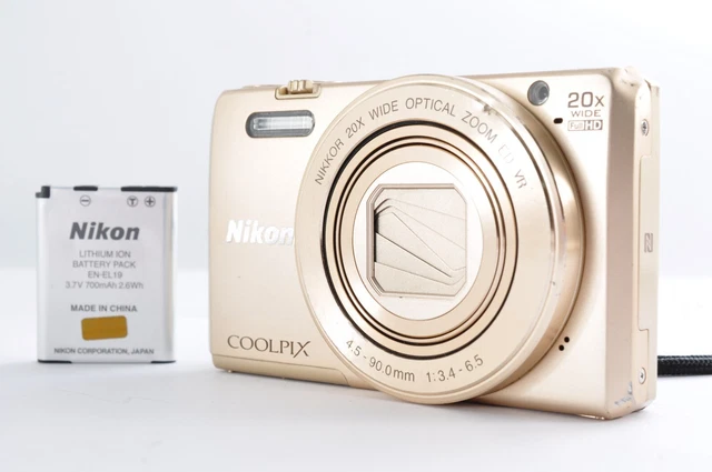 中古】Nikon製 デジカメ COOLPIX S7000 ゴールド/1602万画素 [管理  