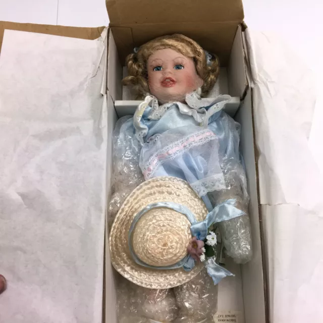 Heritage Signature Collection Elizabeth Porcelain Doll W/Original Cert.12393