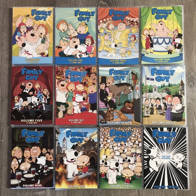 FAMILY GUY SEASONS Set Lot DVD Volumes 112 (12 Volume Bundle) D1 69.