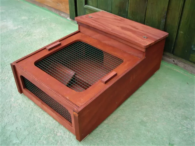 Abri de Jardin Pour Tortues De Sol Avec Terrarium Traité 62x44x24 Spécial Price 3