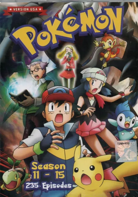 POKEMON Season 6-10 (Vol.1-242Eps) ENGLISH VERSION DVD USA VERSION