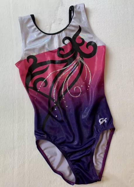 GK ELITE Leotard Gymnastics DREAMLIGHT Fairytale PINK PURPLE Tank OMBRÉ Leo AS GK ELITE Leotard Gymnastics DREAMLIGHT Fairytale PINK PURPLE Tank OMBRÉ Leo AS