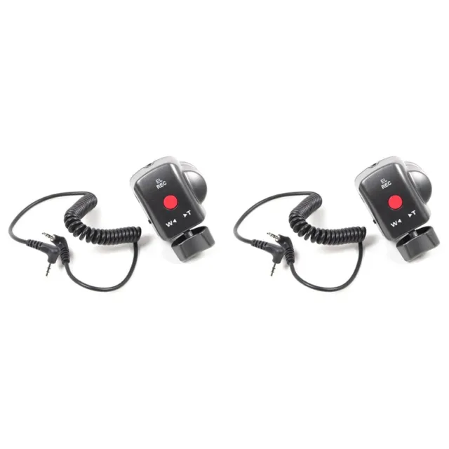 2X  Control DSLR Pro Camcorder Remote Controller 2.5mm Jack Cable for   5737