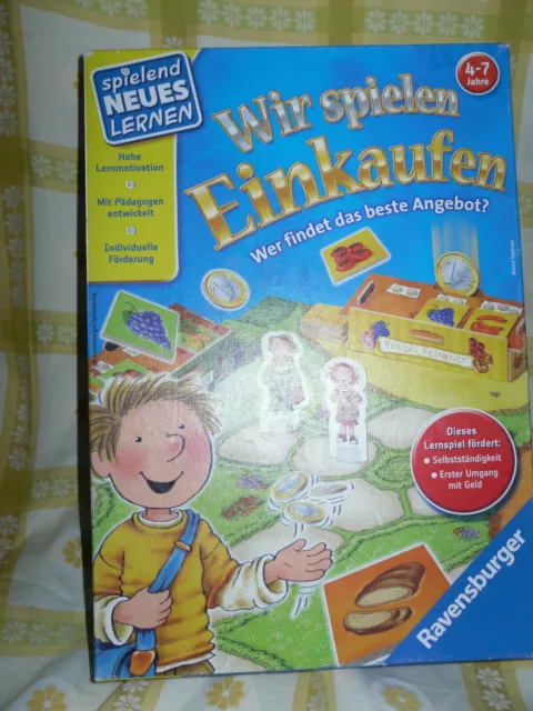 Ravensburger Wir spielen Einkaufen Kinderspiel 4-7 J. Lernspiel Teubner