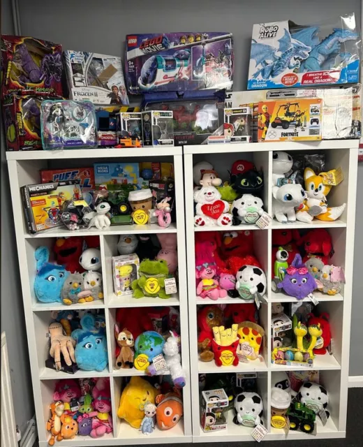 Approx X95 Licensed Damaged Soft Toys Games Wholesale Job Lot Clearance