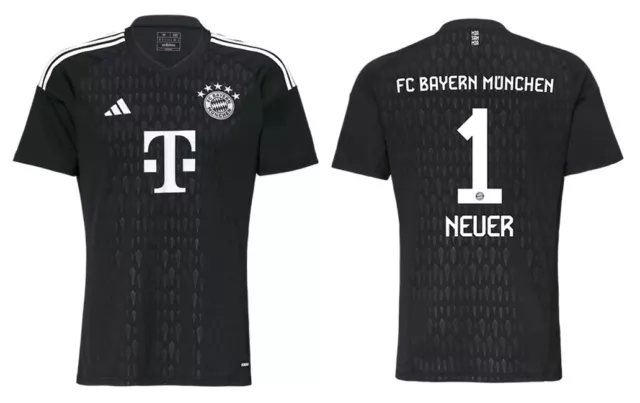 Trikot Adidas FC Bayern 2023-2024 Torwart Home - Neuer 1 I FCB Heim Goalkeeper