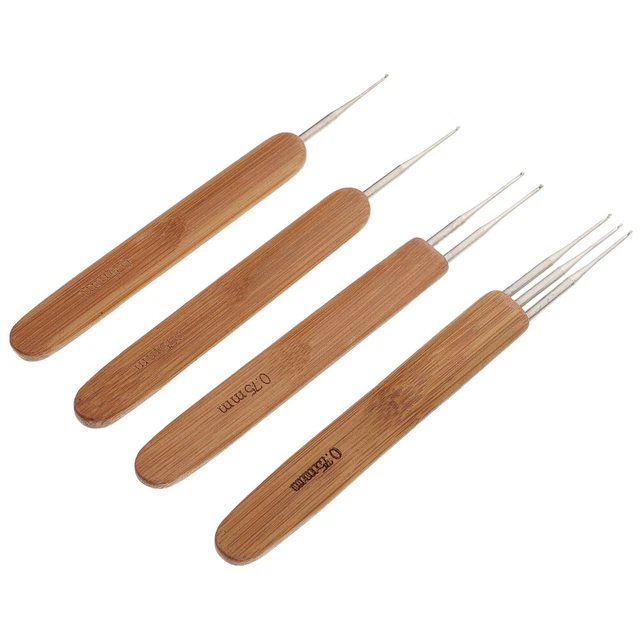 4 Pcs Dreadlock Crochet Threader Pulling Hooks Needle Needles