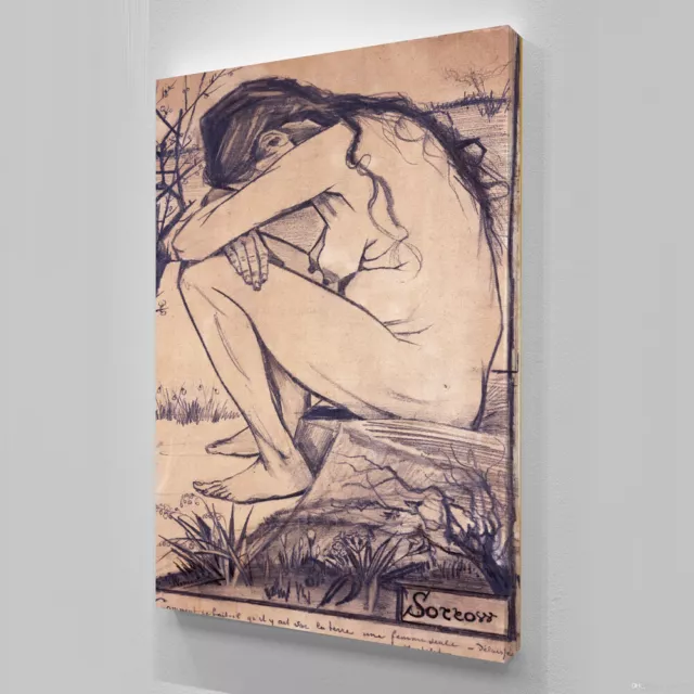 Sorrow Van Gogh Print Reprint Reproduction Elegant Wall Art Decor POSTER CANVAS